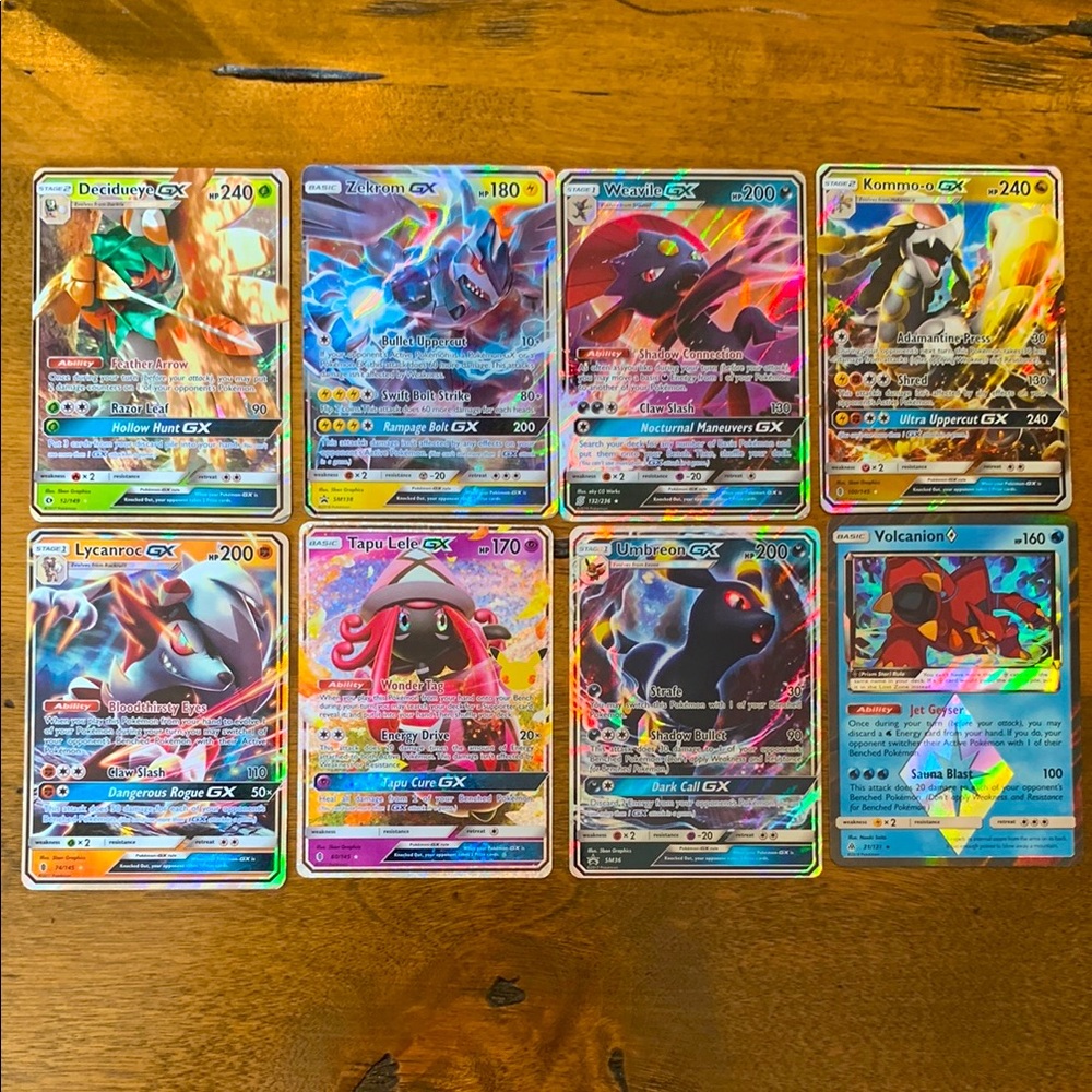 Pokemon GX and EX Card Collection